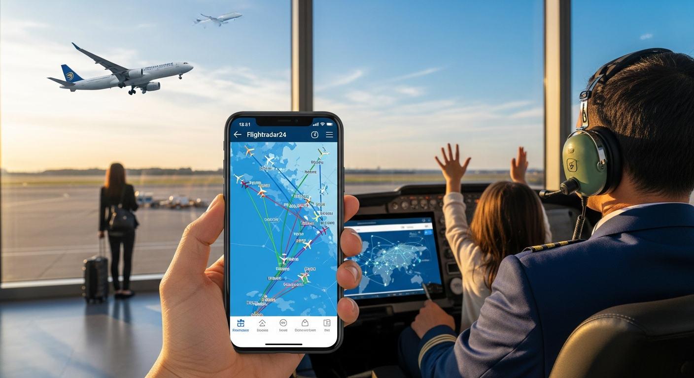 Flightradar24完全ガイド|使い方と他アプリとの違い