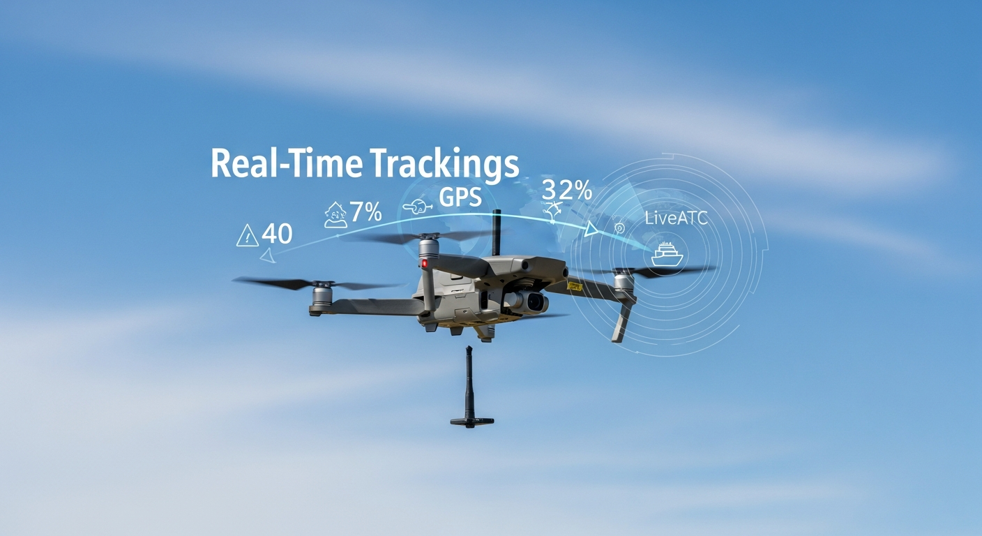 ドローンがライブ航空マップに登場へ、Flightradar24が新機能を示唆