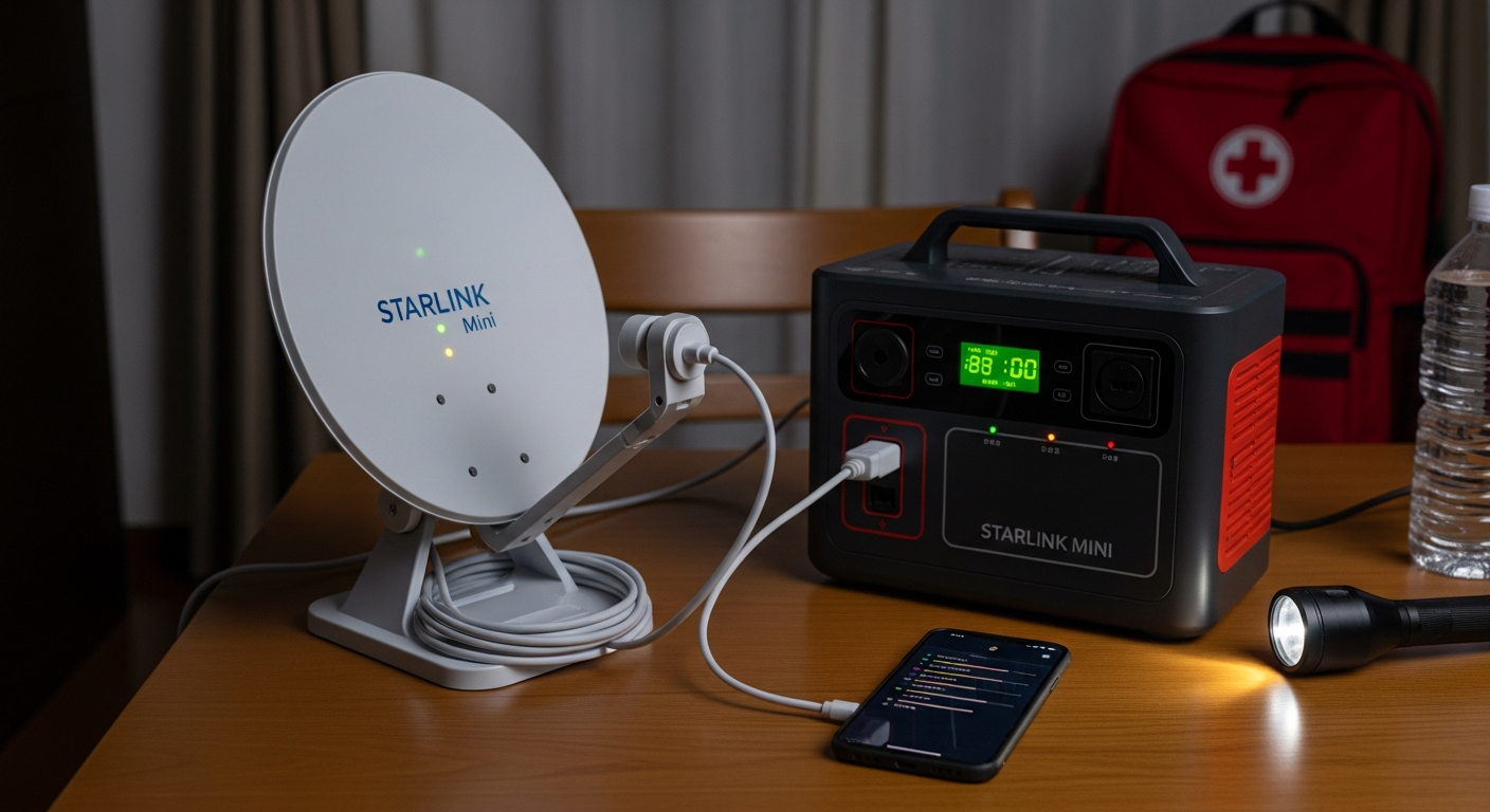 スターリンクミニ×大容量バッテリー停電検証動画が話題