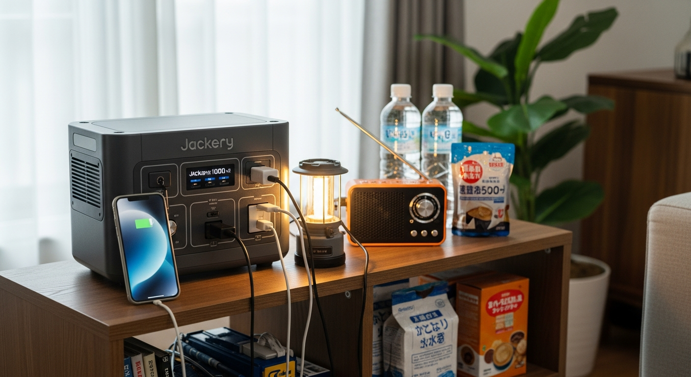Jackery 1000 v2が家族の防災デバイスとして話題