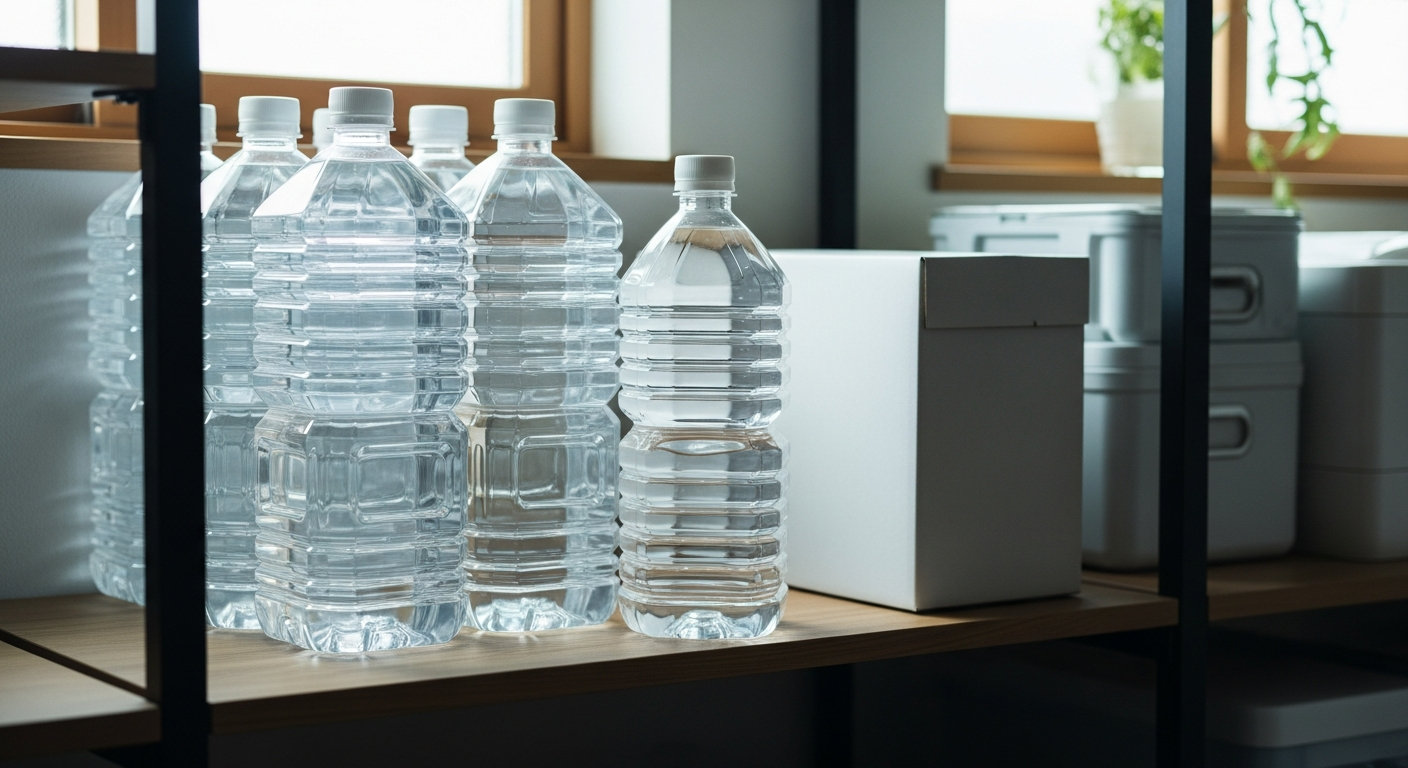 カムイワッカ保存水が防災備蓄の第一選択に|飲料水確保の重要性