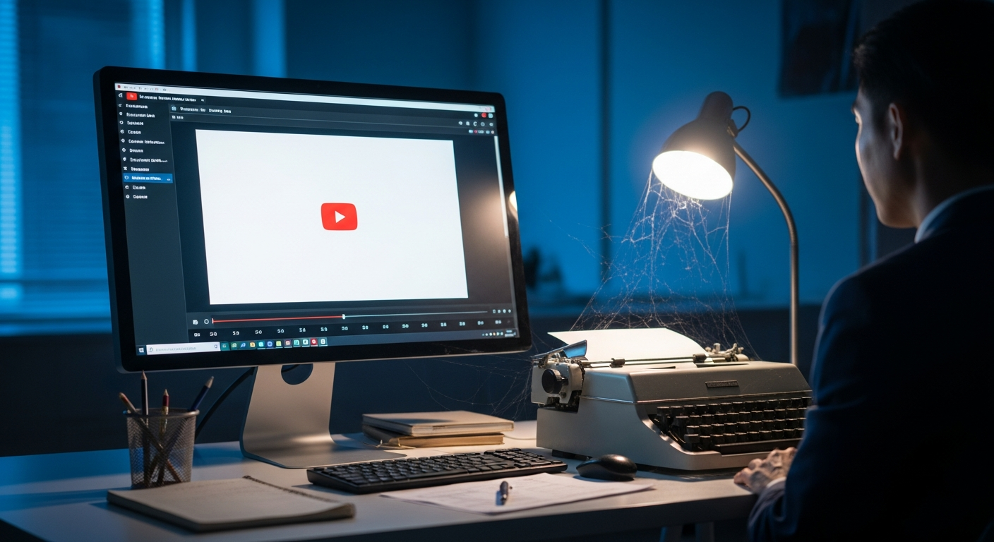 YouTube元ネタ不足でAI記事生成不可の実例