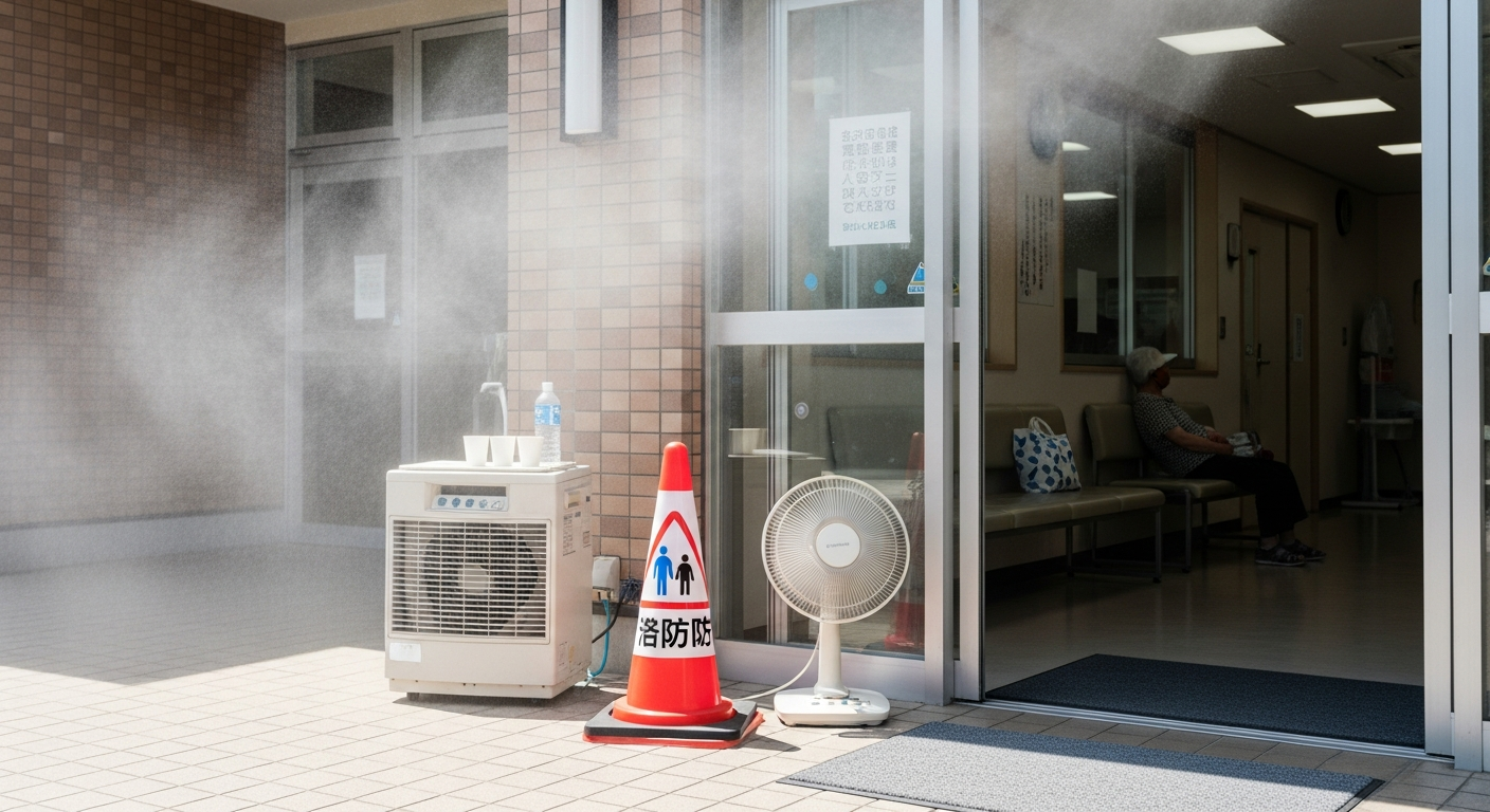 伊勢崎市が熱中症予防シェルター設置｜市内公共施設で休憩可能に