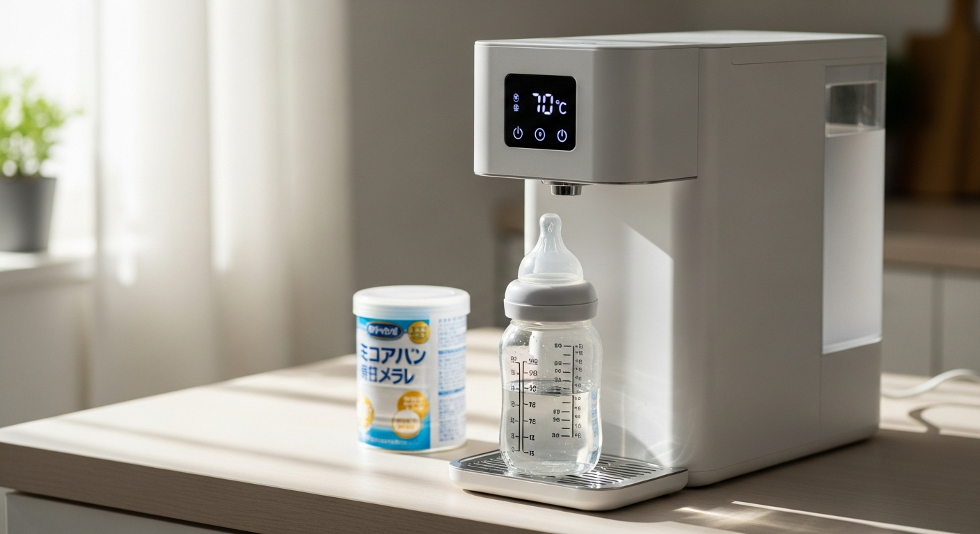 赤ちゃんのミルク調乳に最適な水｜70℃ルールと軟水の選び方