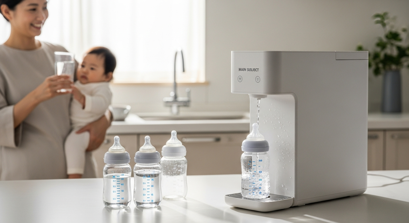 BRUNO浄水ウォーターサーバー発売|赤ちゃんミルク対応モデル