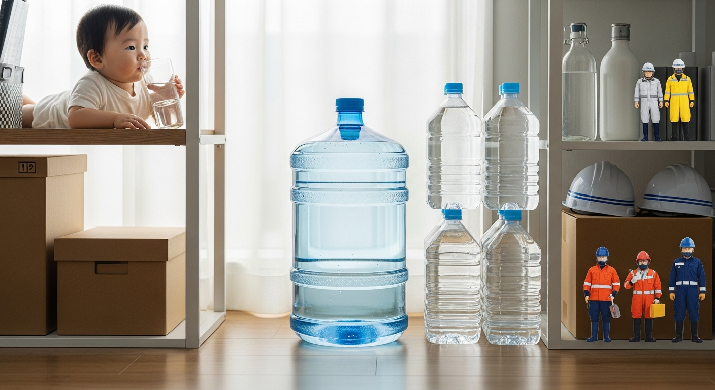 複合災害への備え|オイルショック×巨大地震で必要な水と防災用品